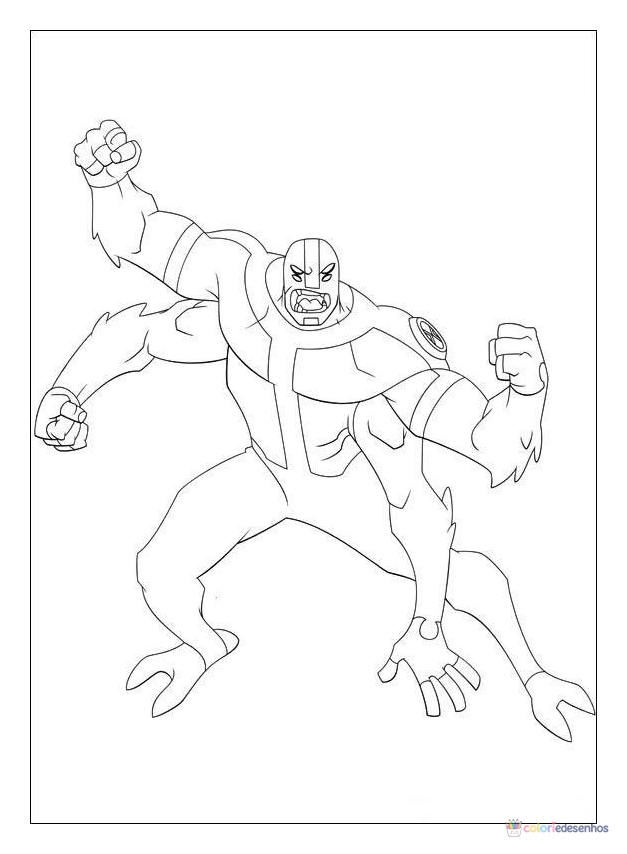Ben 10 para colorir