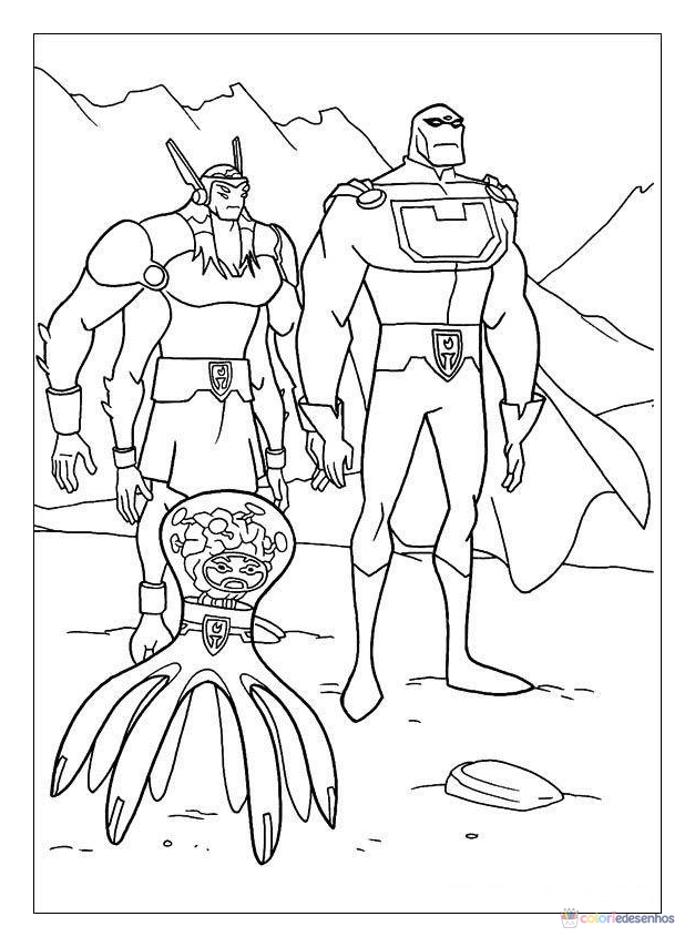 Ben 10 para colorir