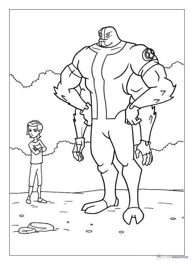Ben 10 para colorir