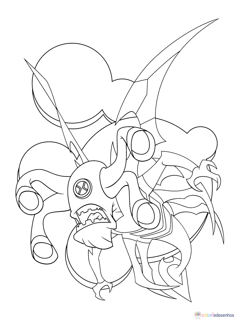 Bem 10 para colorir
