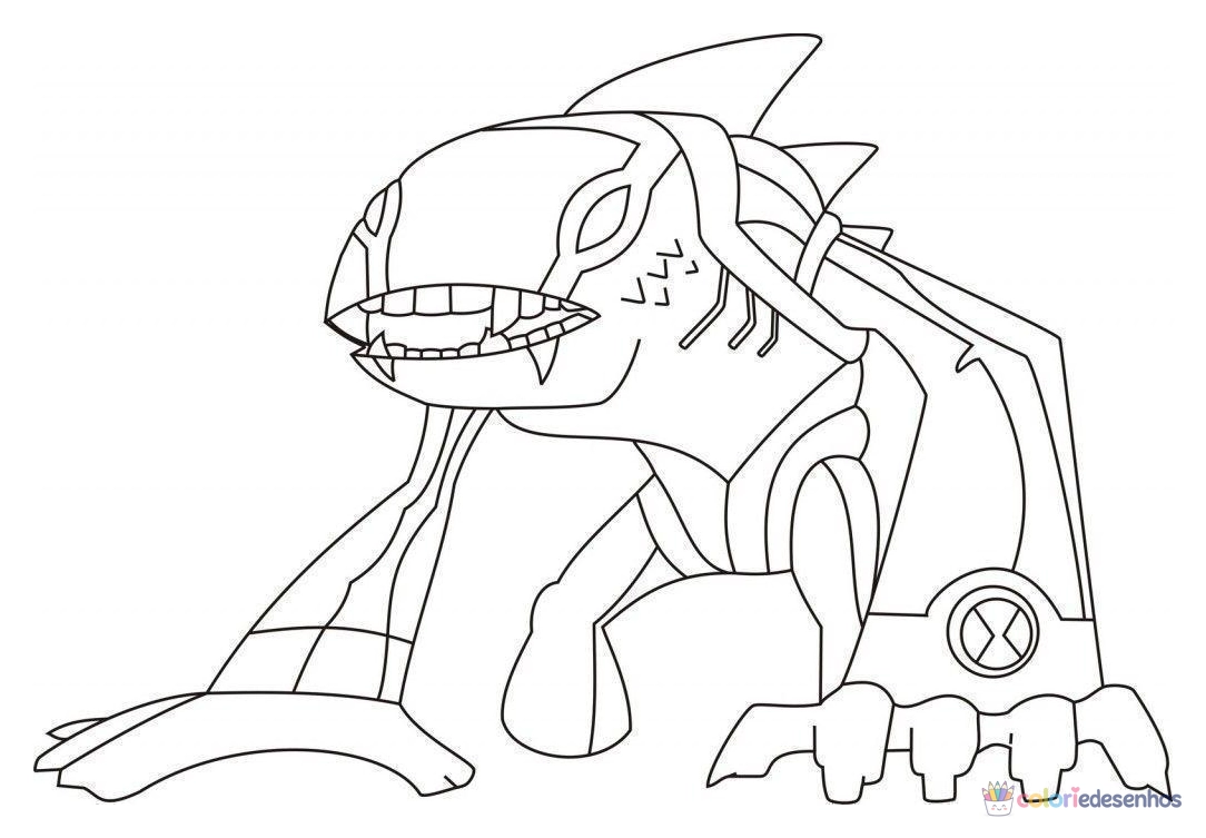 Ben 10 para colorir