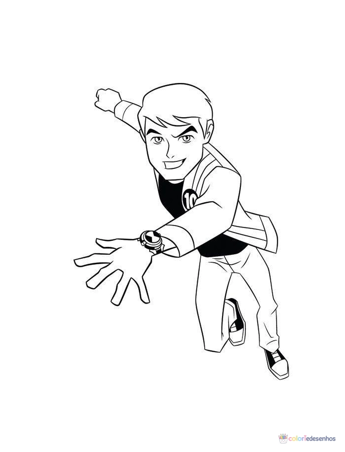Ben 10 para colorir