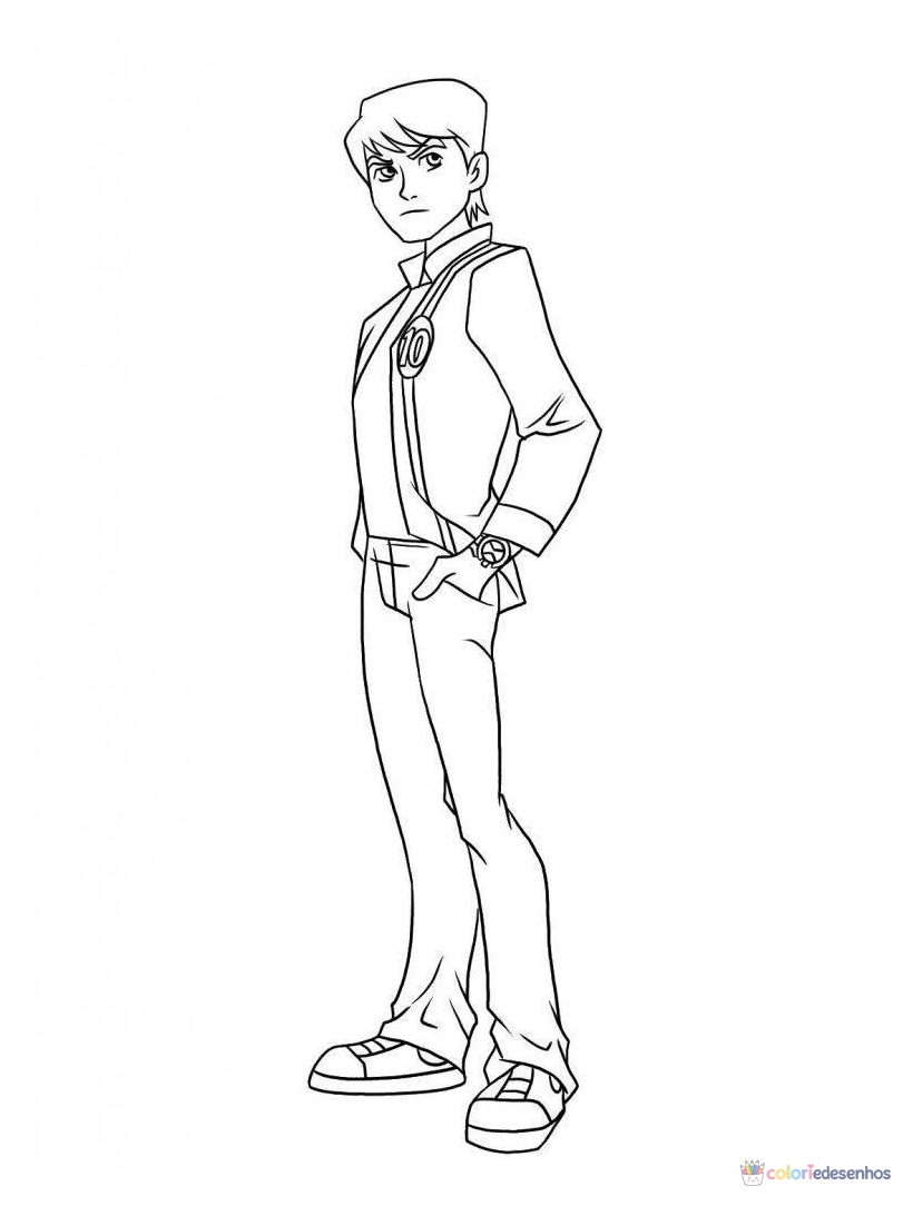 Ben 10 para colorir