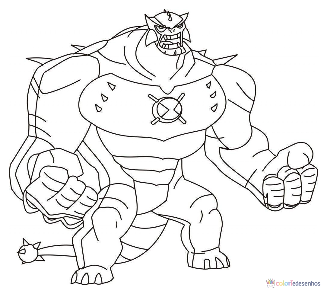 Ben 10 para colorir