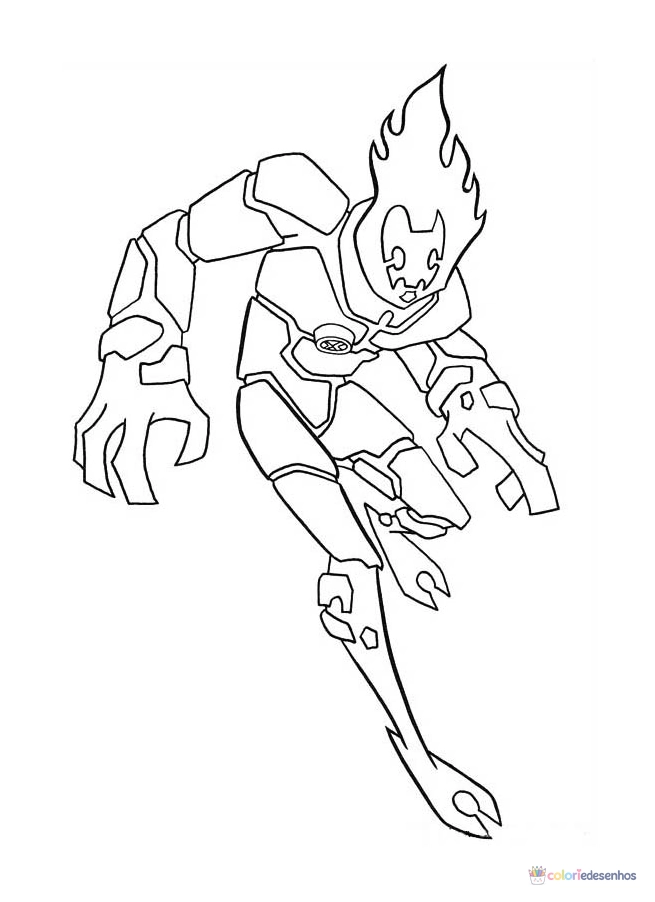 Ben 10 para colorir