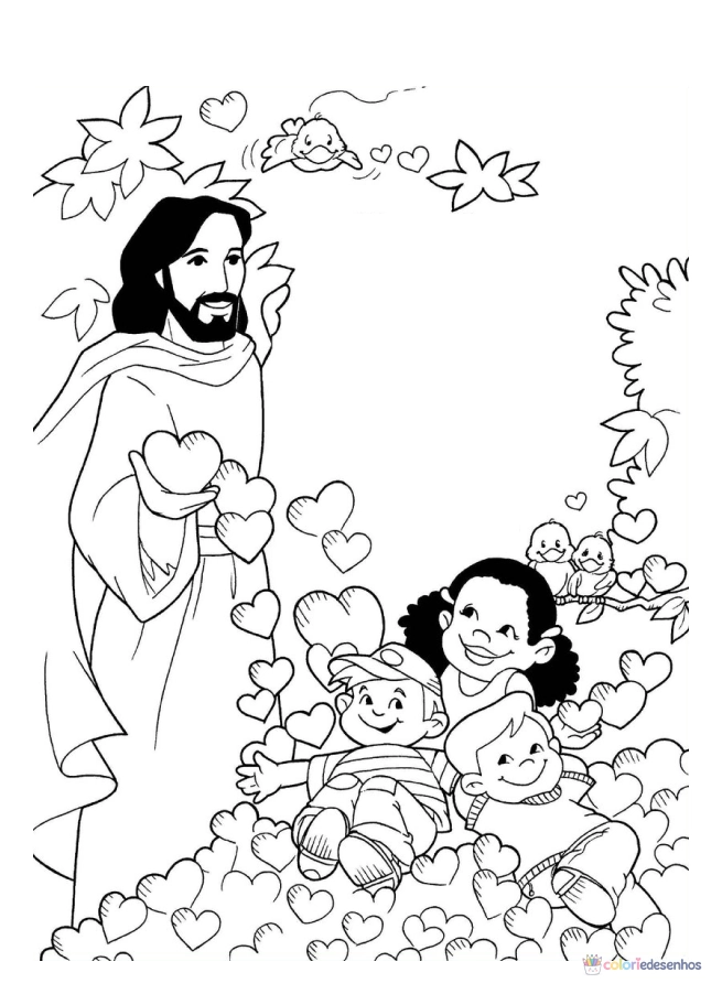 Desenhos de Bíblicos para colorir
