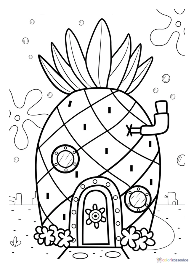 Bob Esponja para colorir