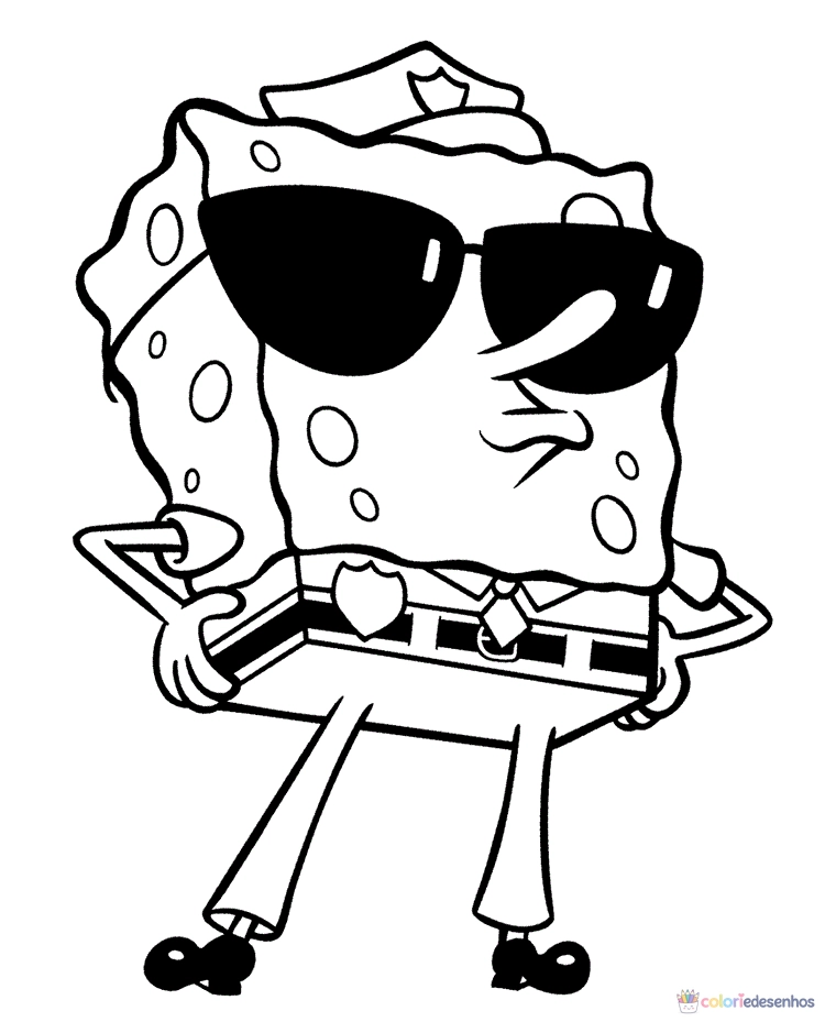 Bob Esponja para colorir