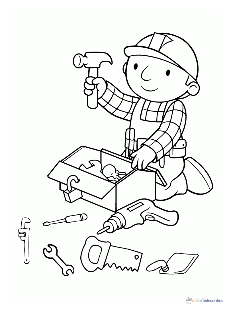 Desenhos de Bob, o Construtor para colorir