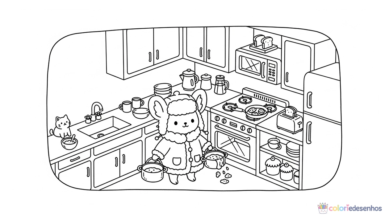 Bobbie Goods para imprimir e colorir para colorir