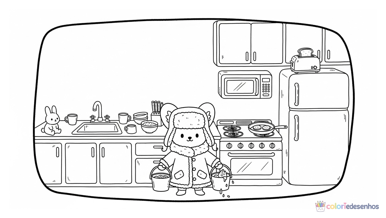Bobbie Goods para imprimir e colorir para colorir