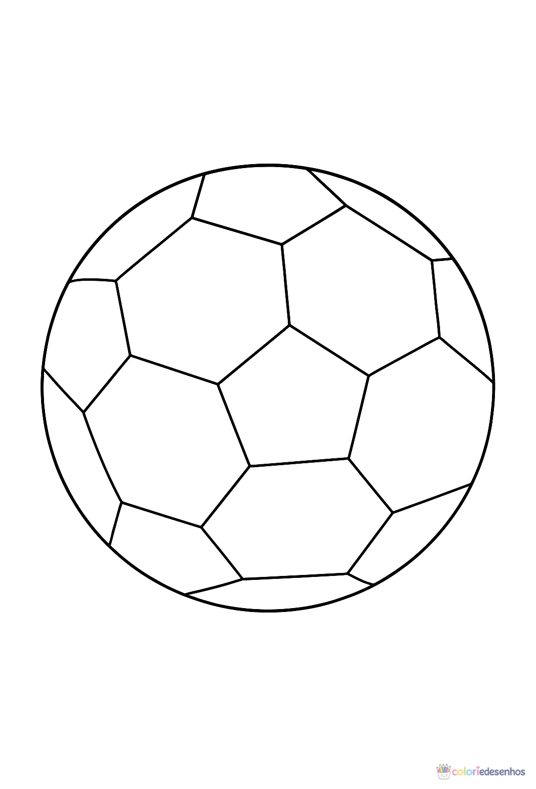 Bola para colorir