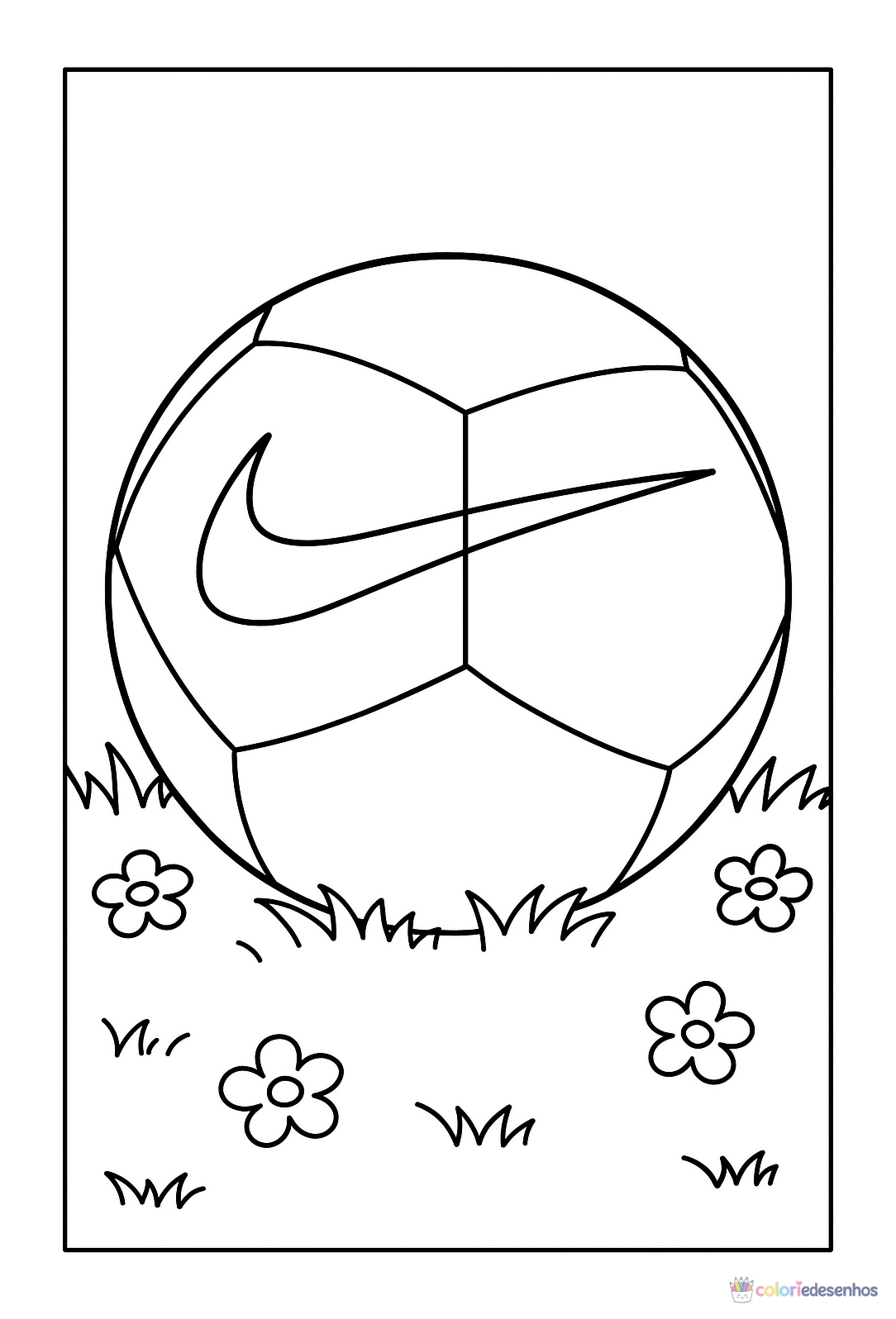 Bola para colorir