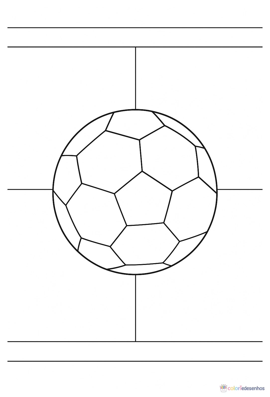 Bola para colorir