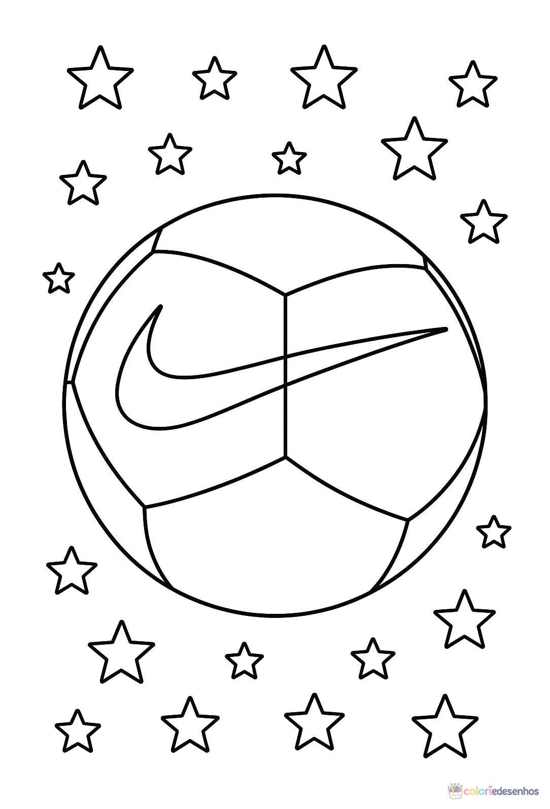 Bola para colorir