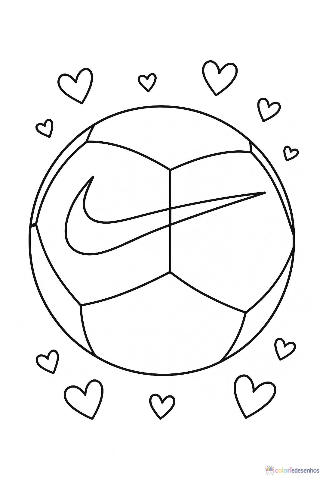 Bola para colorir