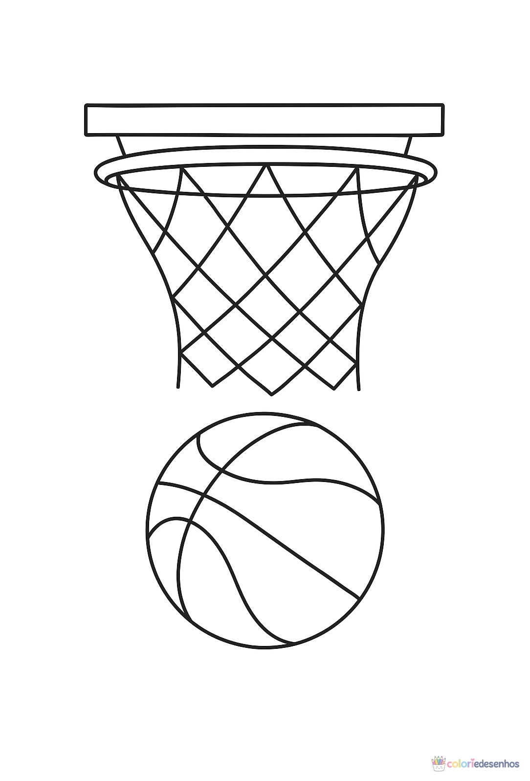 Bola para colorir