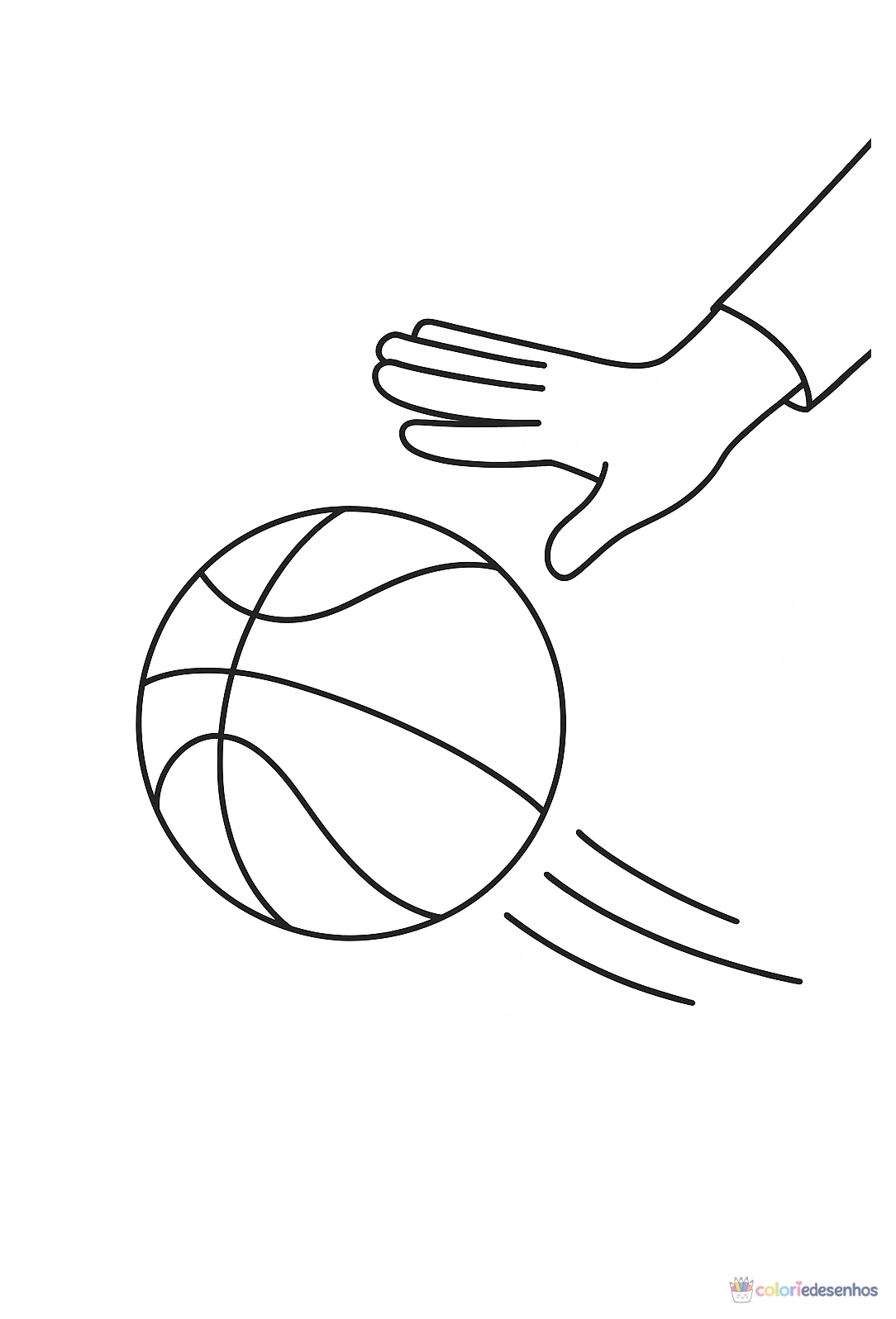 Bola para colorir