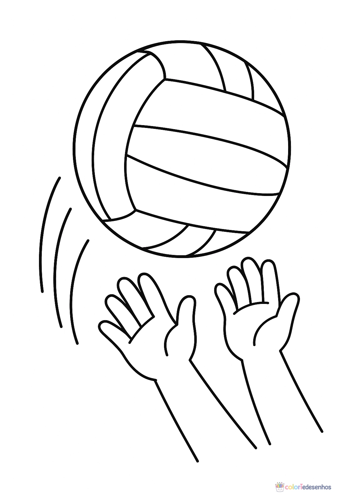 Bola para colorir