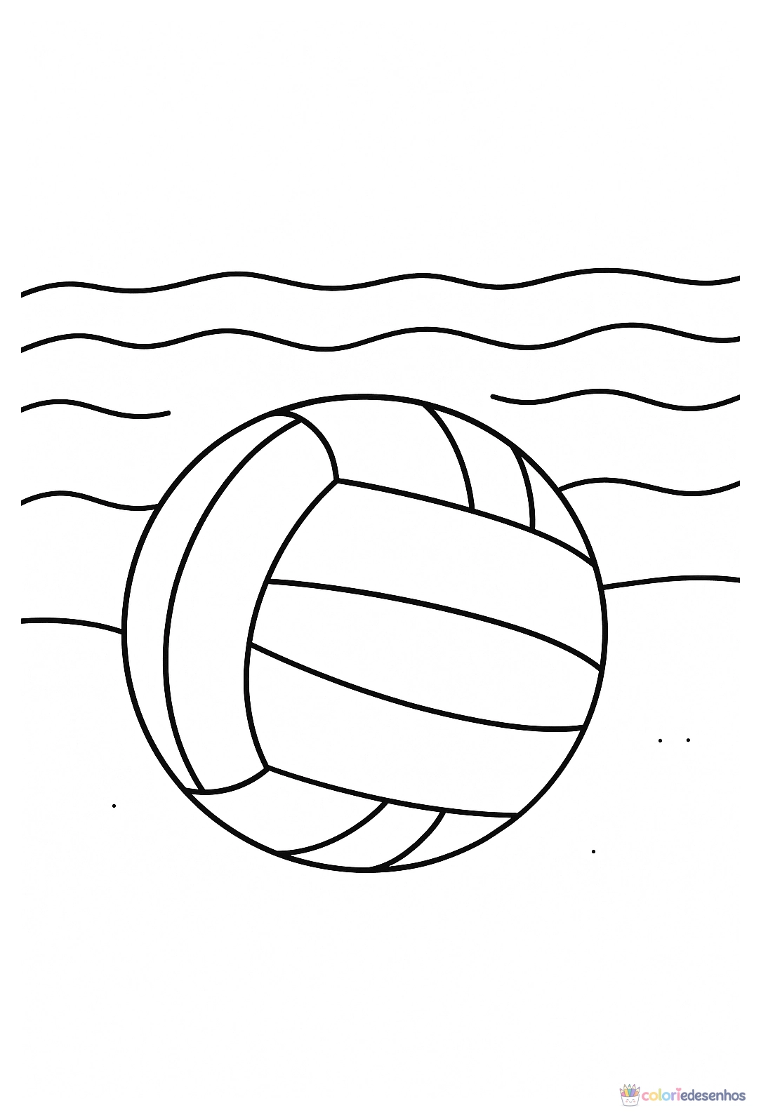 Bola para colorir