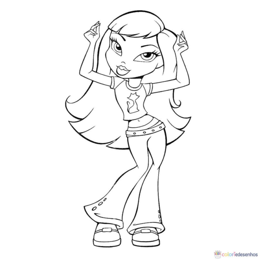 Bratz para colorir