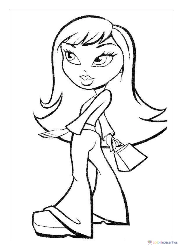 Bratz para colorir