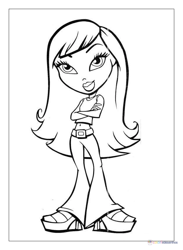 Bratz para colorir