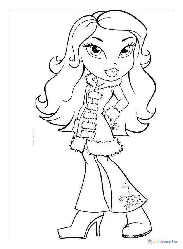 Bratz para colorir