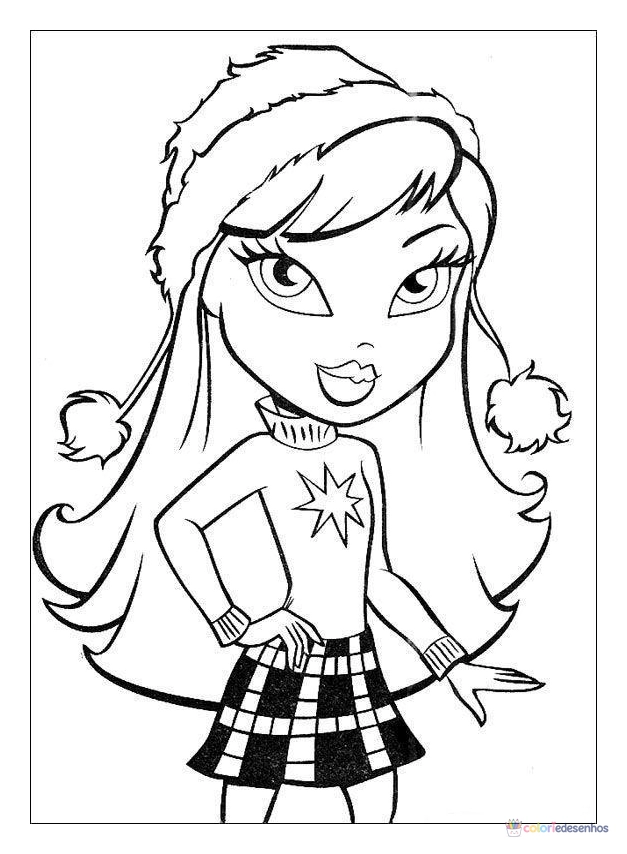 Bratz para colorir