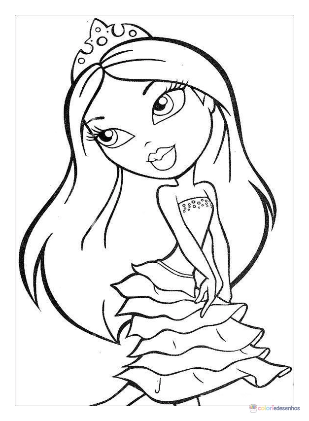 Bratz para colorir