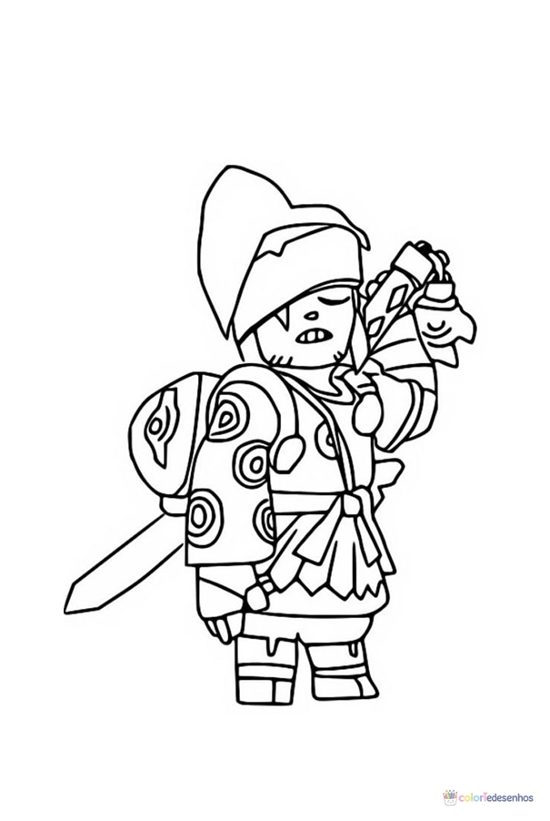 Brawl Stars para colorir