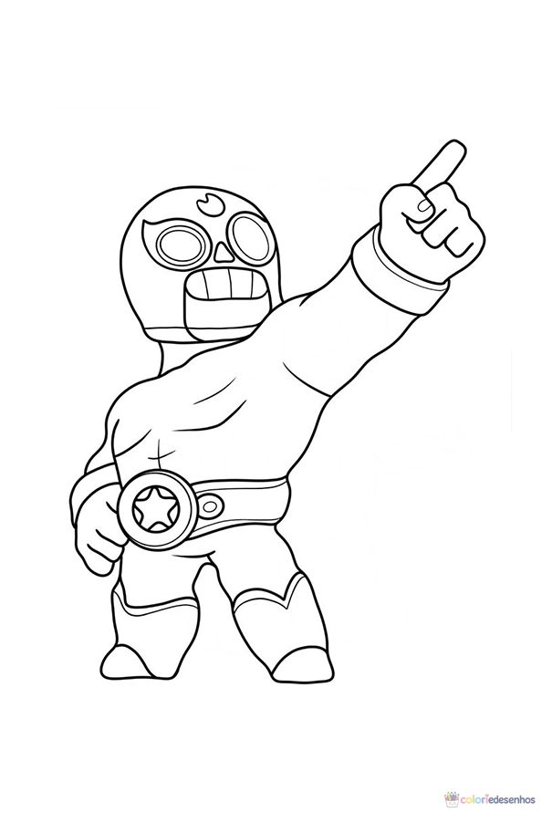 Brawl Stars para colorir