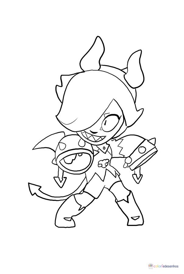 Brawl Stars para colorir