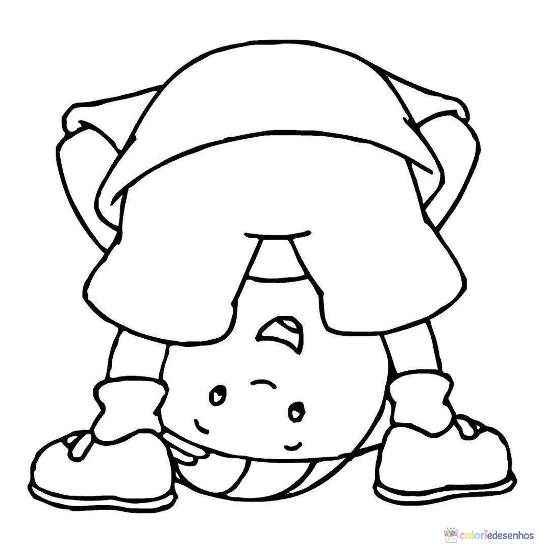Caillou para colorir