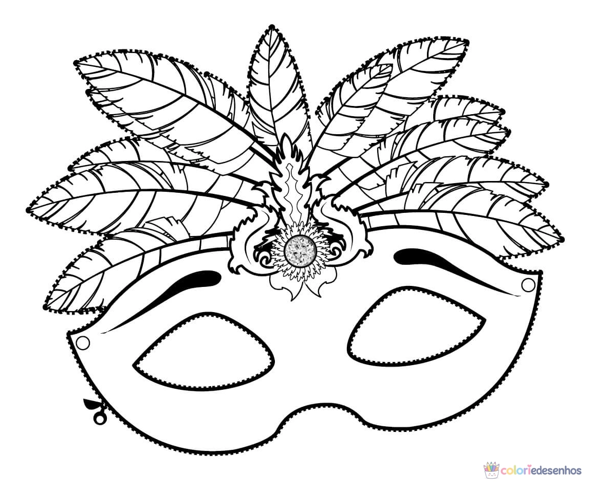 Carnaval para colorir