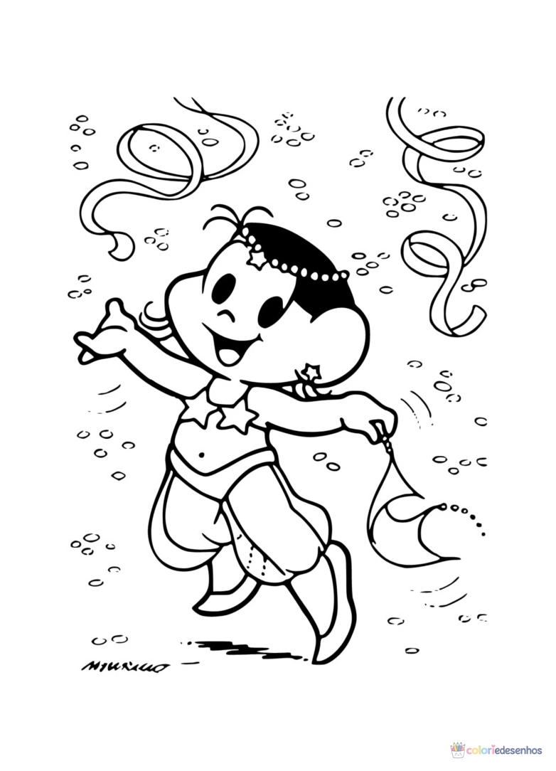 Carnaval para colorir