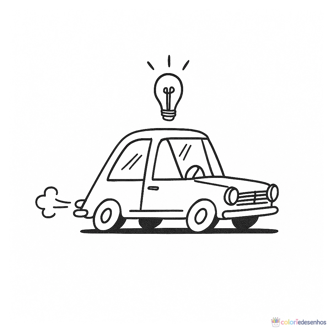 Carros para colorir