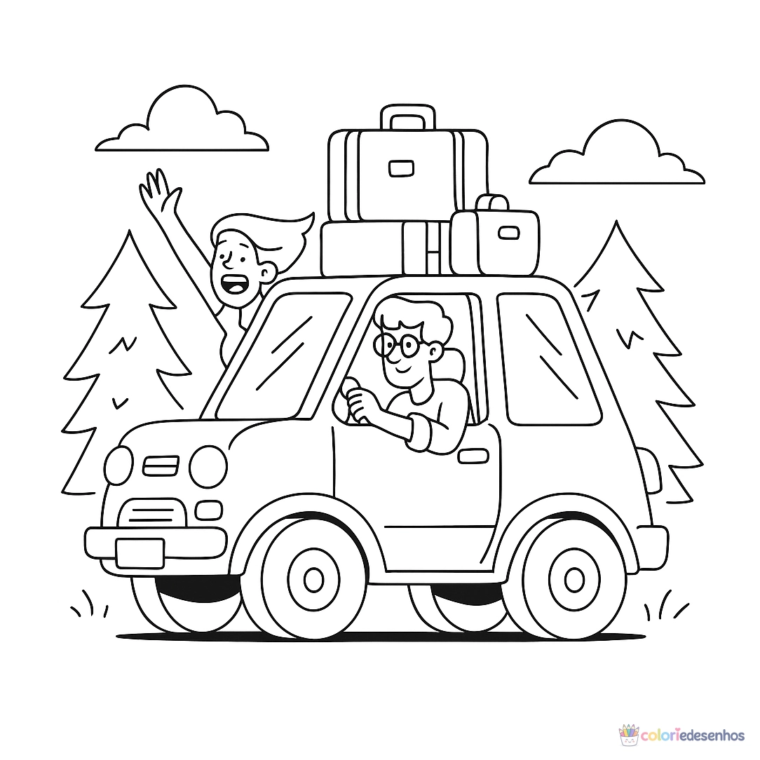 Carros para colorir