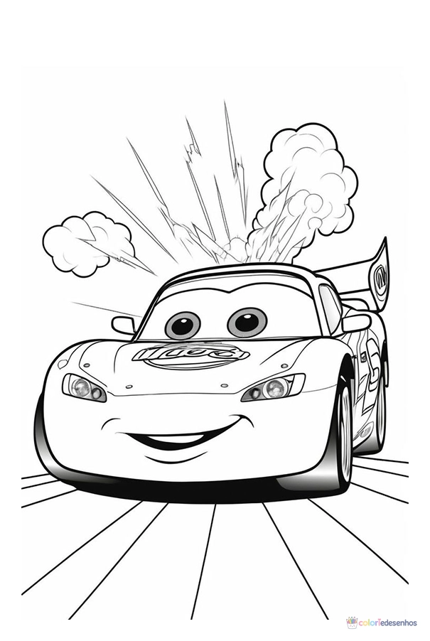 Carros para colorir