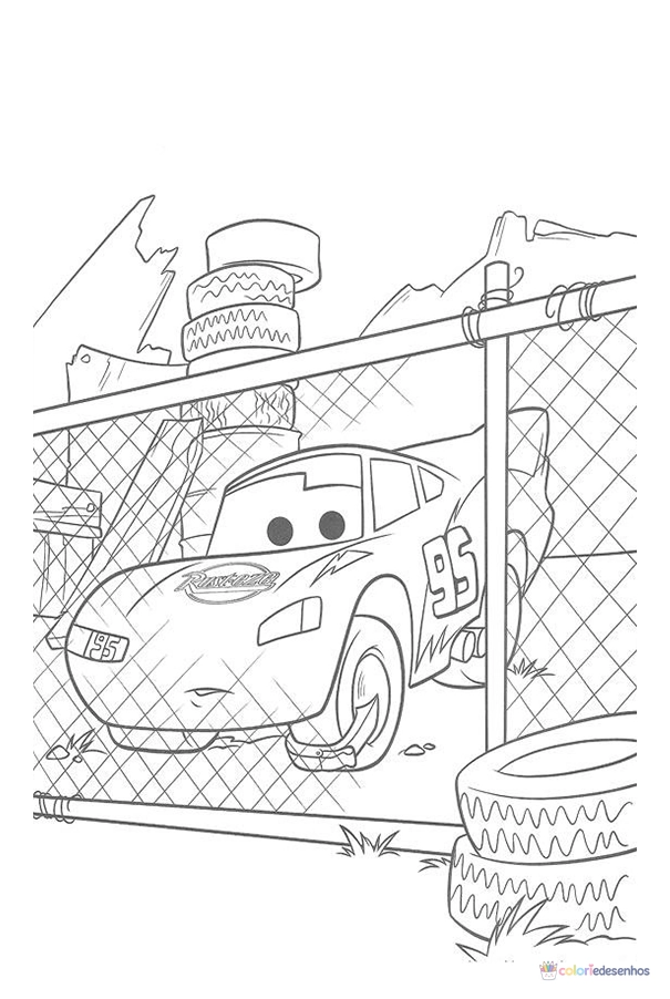Carros para colorir