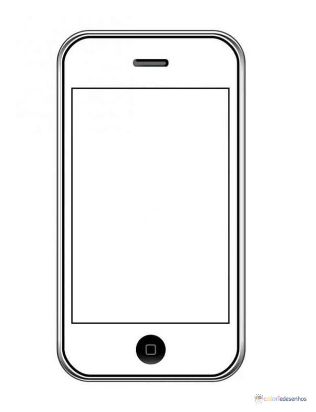 Celular para colorir