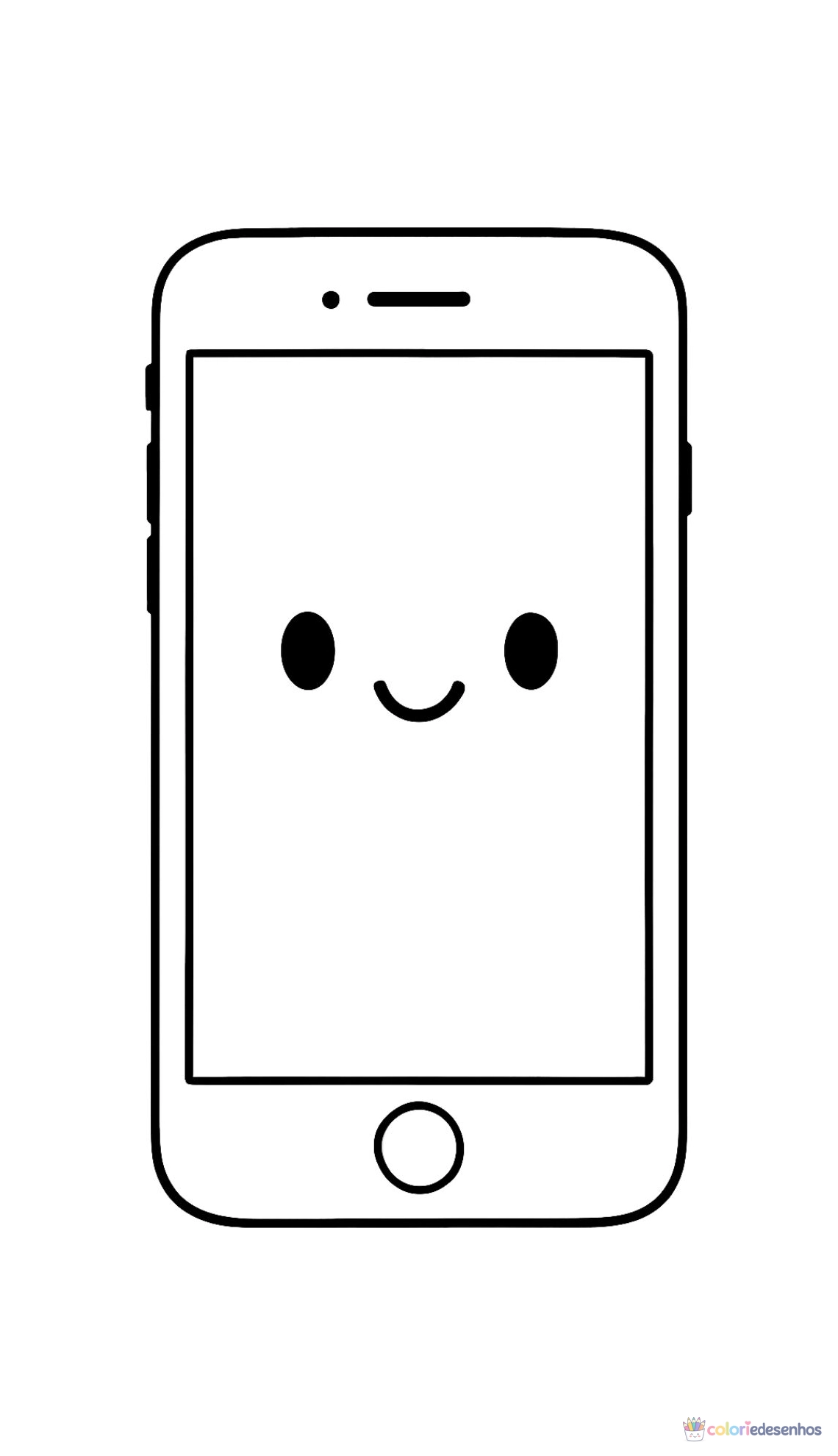 Celular para colorir