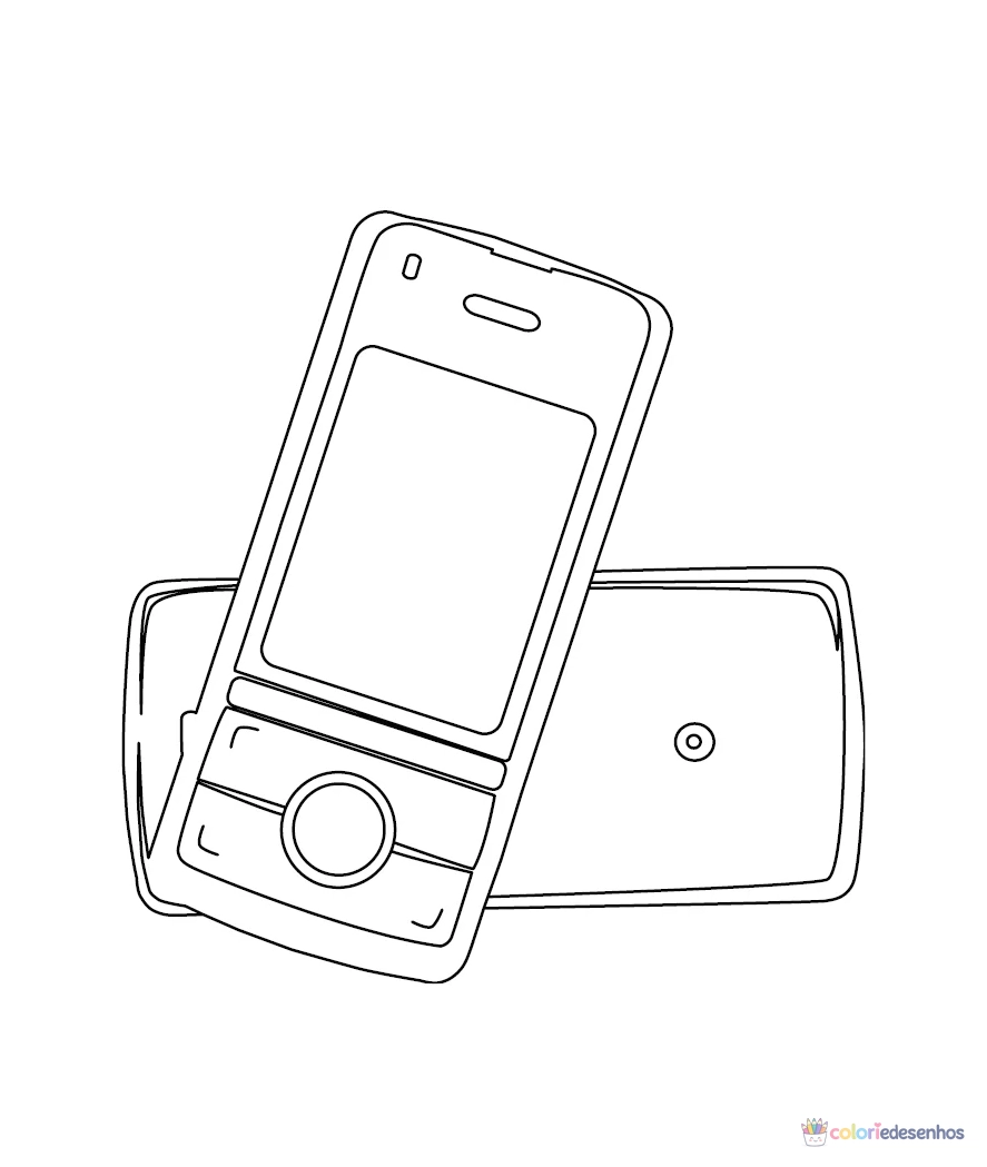 Celular para colorir