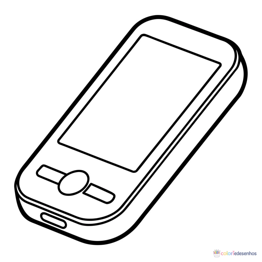 Celular para colorir