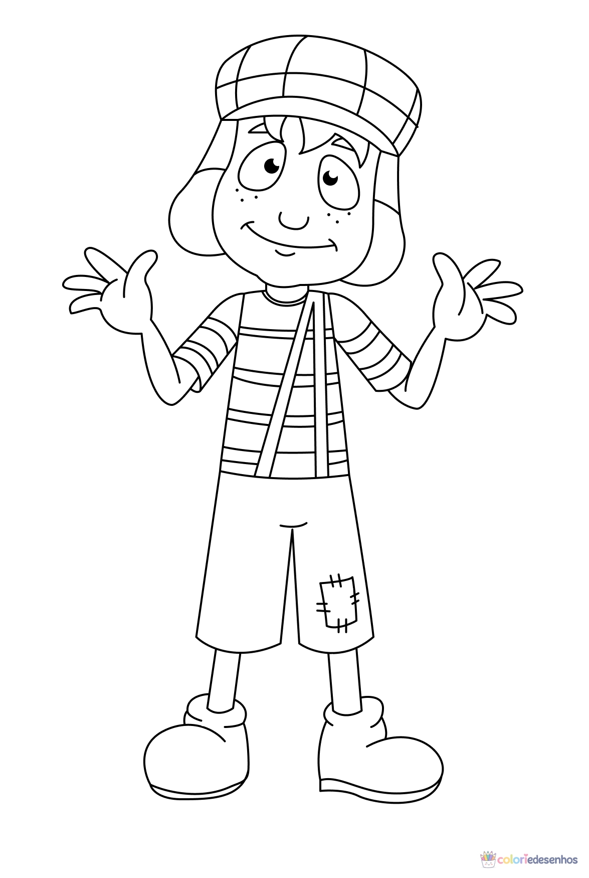 Chaves para colorir