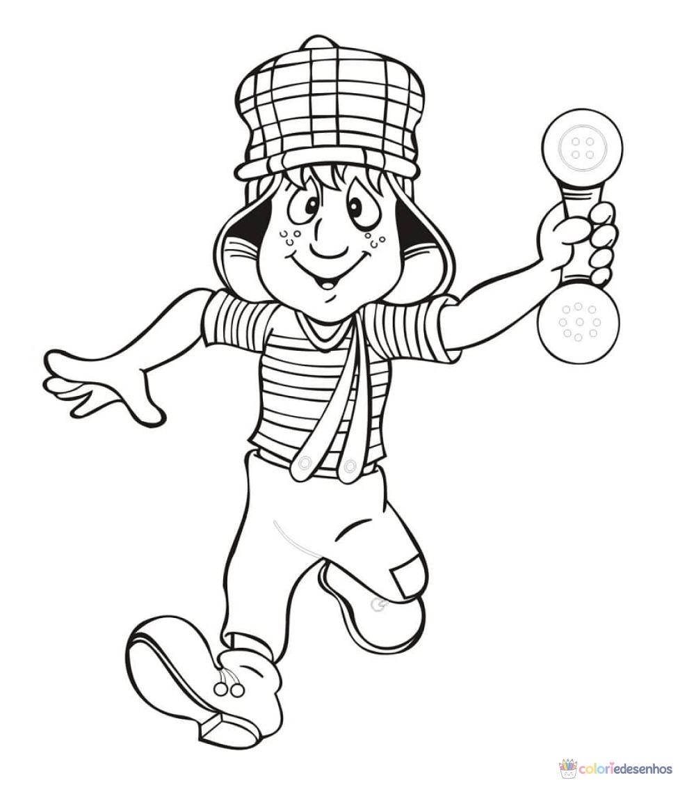Chaves para colorir