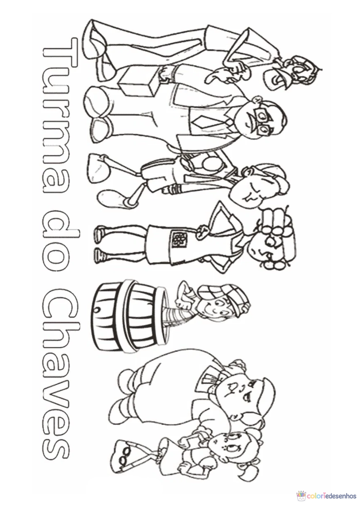 Chaves para imprimir e colorir para colorir