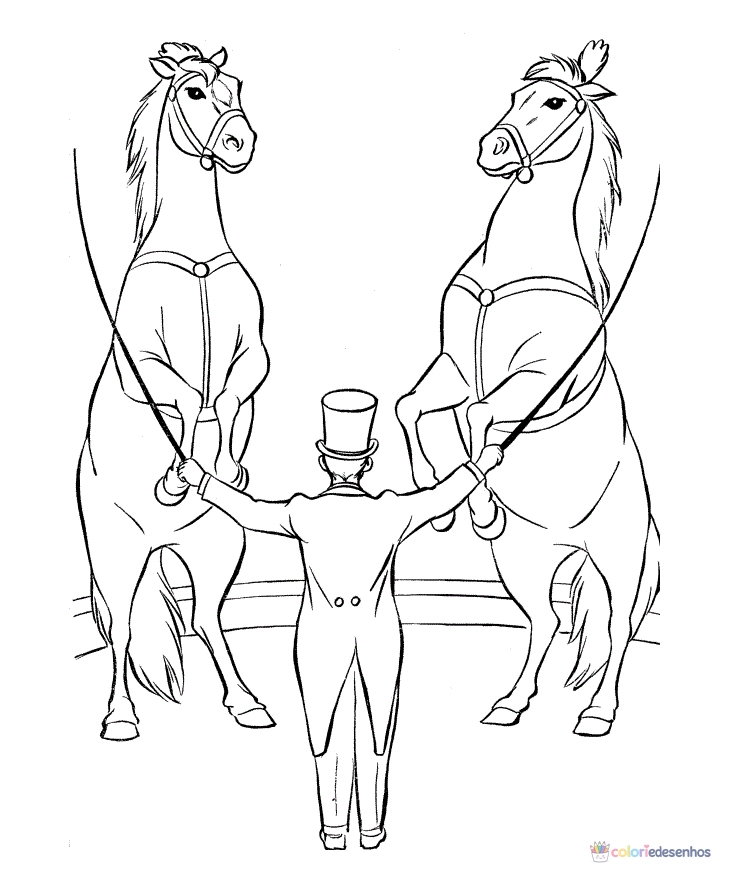 Desenhos de Circo para colorir
