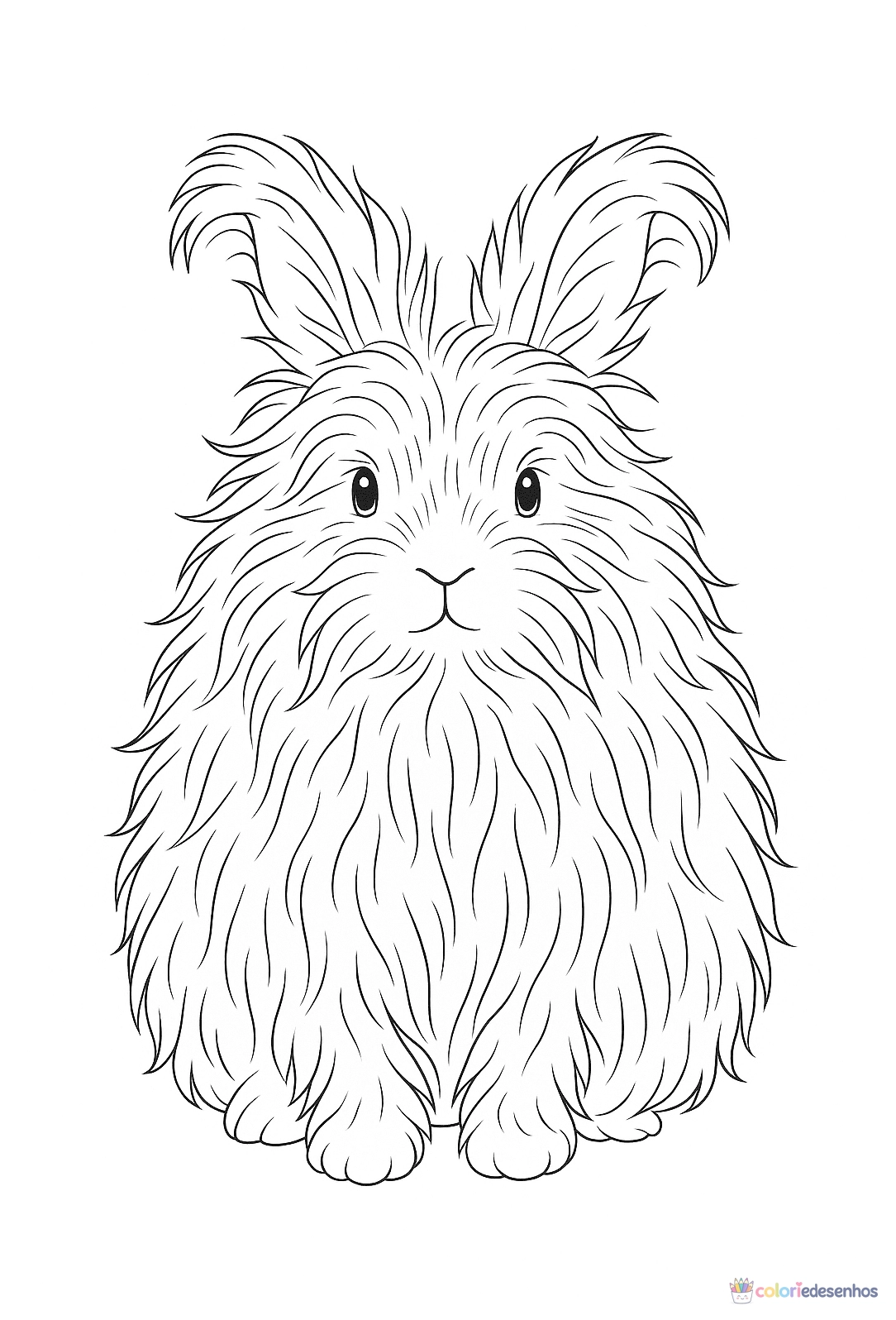 Coelho para colorir