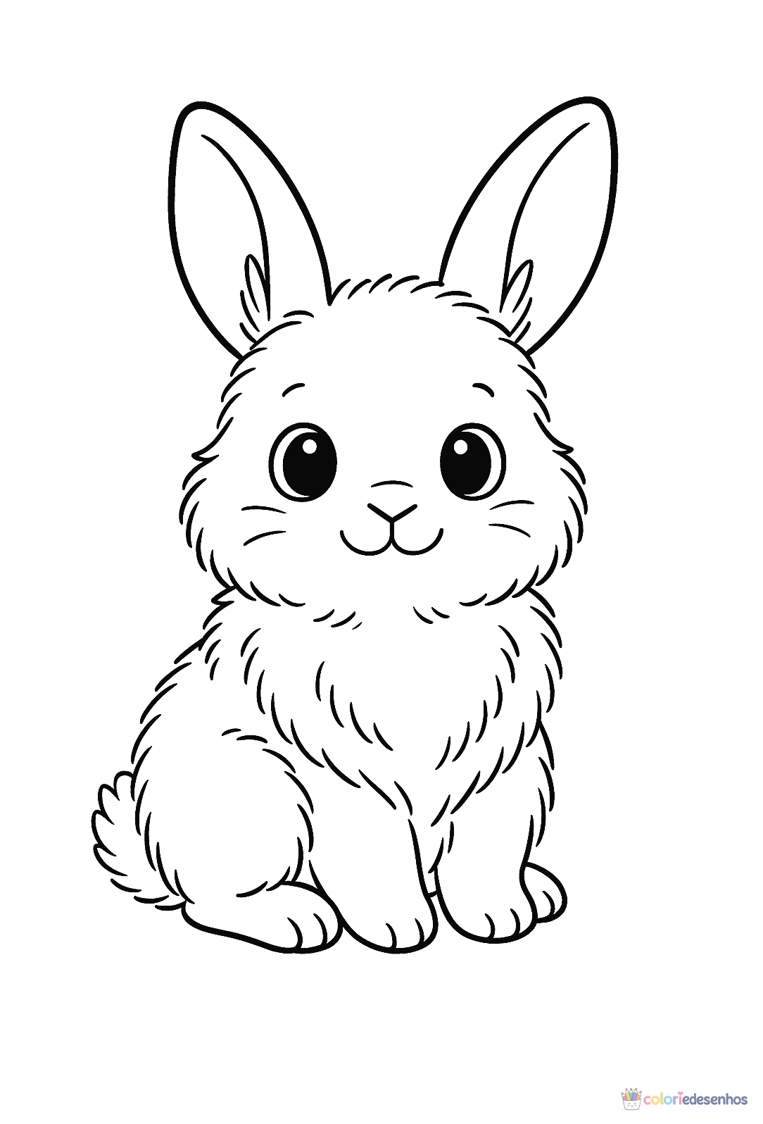 Coelho para colorir
